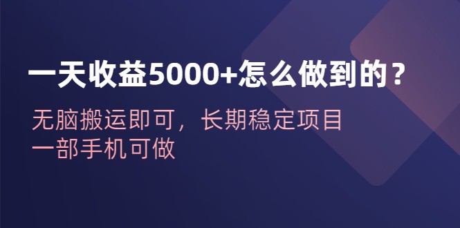 抖音快手表情包项目：一天5000 收益秘密揭秘，无脑搬运长期稳赚！-臭虾米项目网