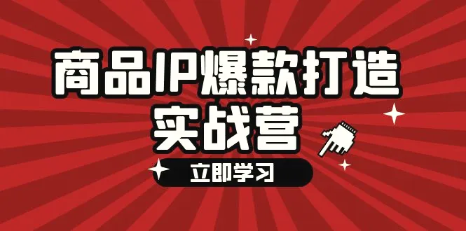 商品IP爆款打造实战营【第四期】，手把手教你打造商品IP，爆款不断-臭虾米项目网