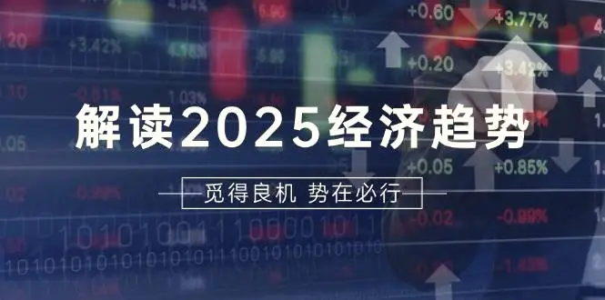 解读2025经济趋势、美股、A港股等资产前景判断，助您抢先布局未来投资-臭虾米项目网