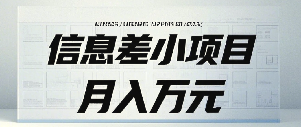 信息差小项目：国内外视频代下载，项目操作简单零成本零门槛月入过万-臭虾米项目网